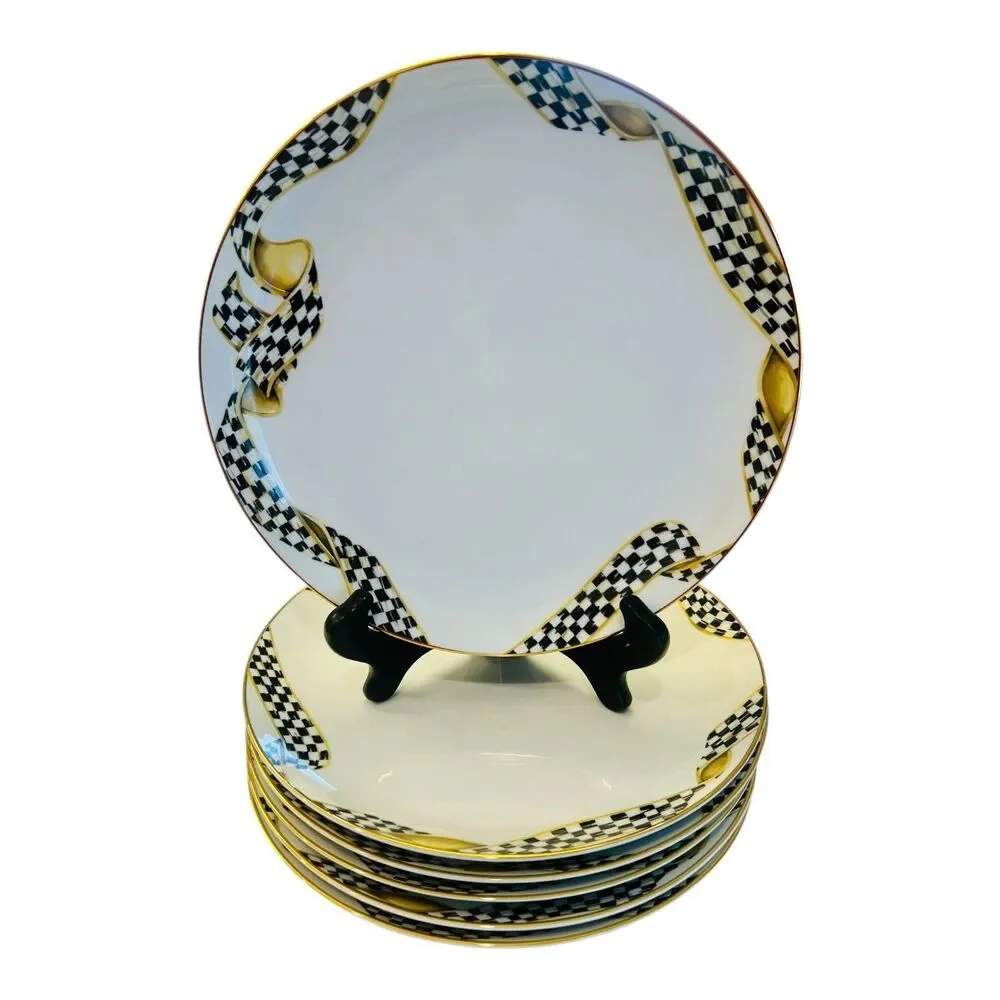 Mackenzie Thistle And Bee Ribbon Dinner Plate Childs 10